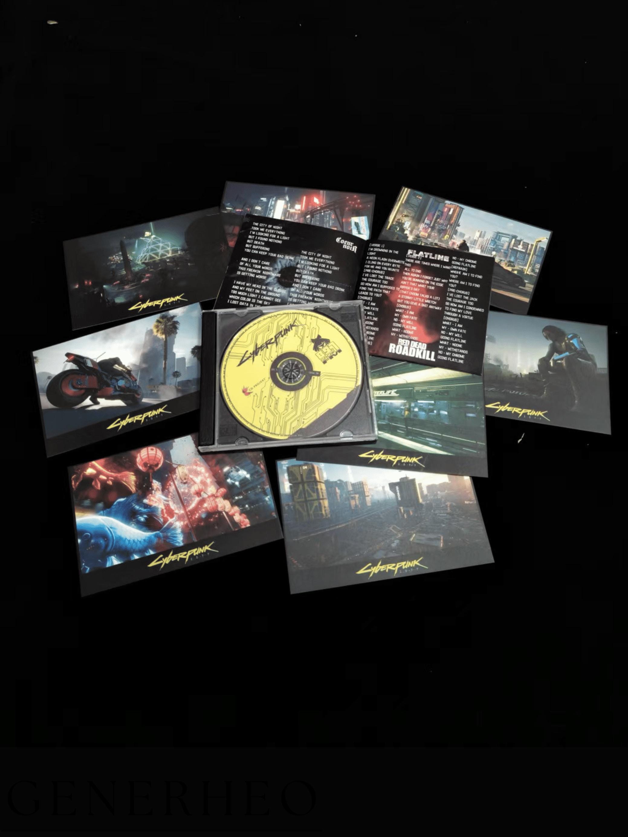 Cyberpunk 89.7 Growl Fm,playable Cd,vinyl Album,postcards