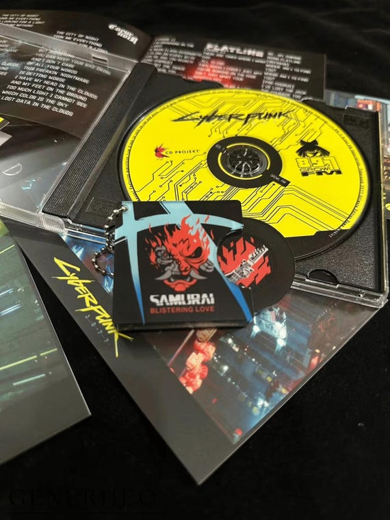 Cyberpunk 89.7 Growl Fm,playable Cd,vinyl Album,postcards