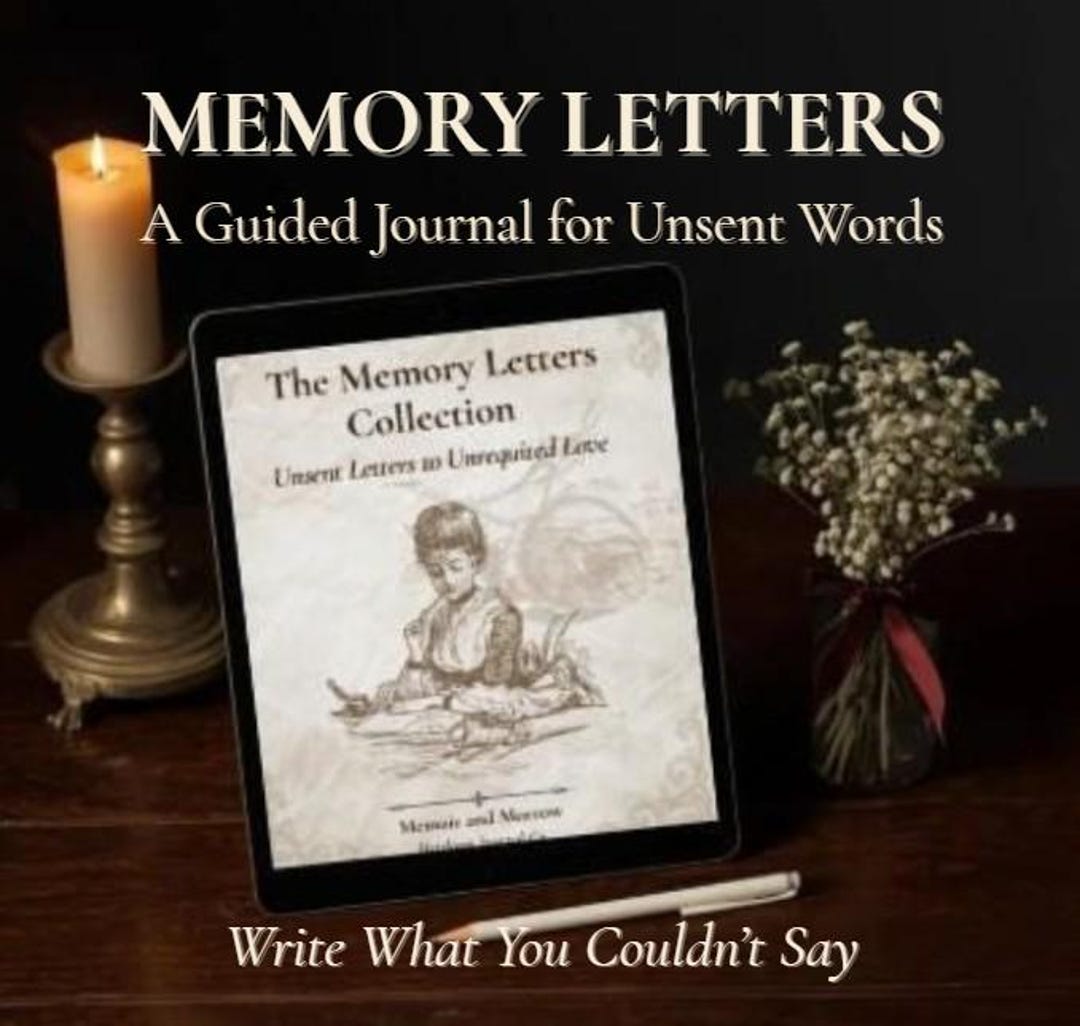 Memory Letters Journal | Victorian Fantasy, Unsent Words (PDF) - Etsy