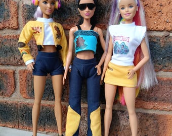Handmade animated character Inspired Costume for Fashion Dolls