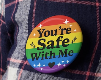 Rainbow Pride-speld | LGBTQ+ Ally Safe Space-knopbadge, cadeau maand trots