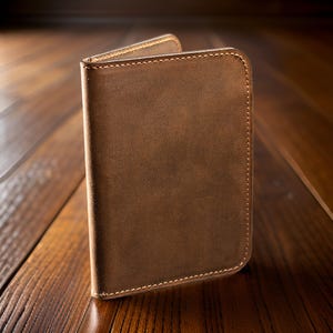 Cartera de cuero grabada, Cartera de cuero genuino personalizada, Cartera de cuero para hombres, Cartera de hombre personalizada, Cartera de hombre grabada