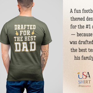 Green Bay Football Dad Shirt back