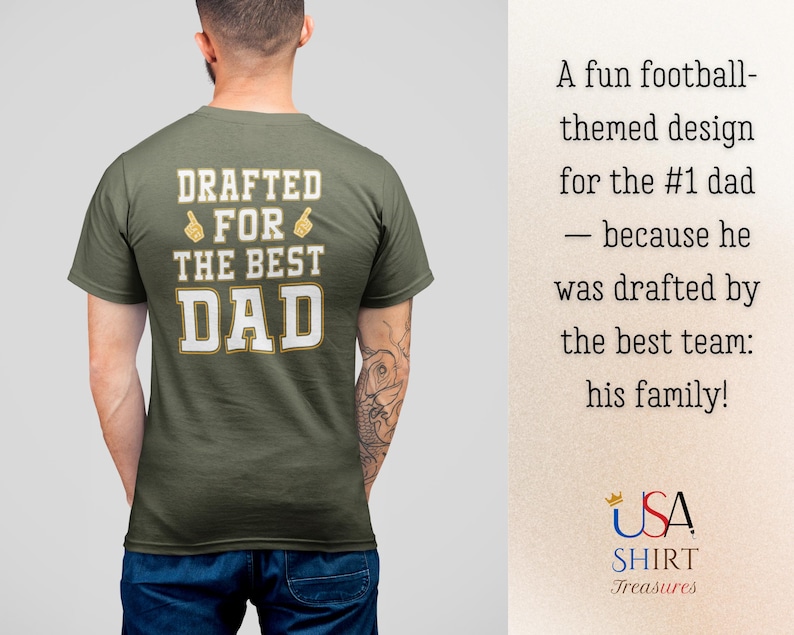 Green Bay Football Dad Shirt back