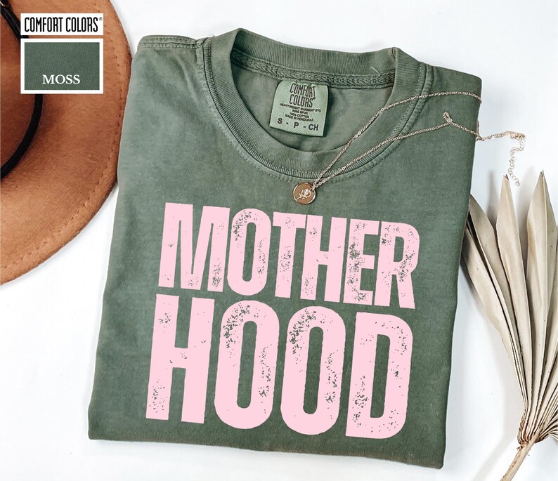 Moss Comfort Colors Motherhood Shirt