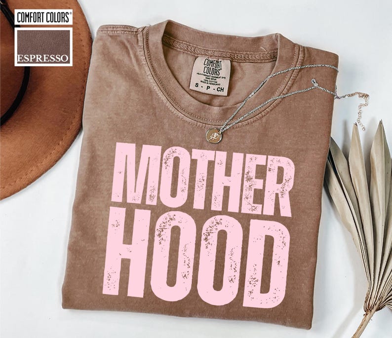 Espresso Comfort Colors Motherhood Shirt