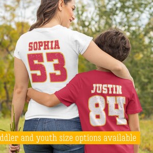 Family Custom Retro Kansas City Football Tshirt