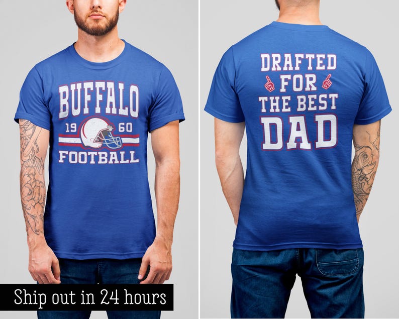 Blue Buffalo Football Dad Shirt
