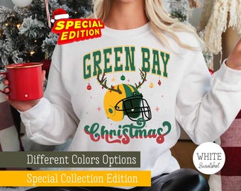 Green Bay Christmas Sweatshirt, Special Green Bay Football Game Day Hoodie, Green Bay Fan Gift, Christmas Game Day Shirt, Green And Gold Tee