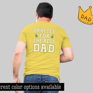 Back Yellow Green Bay Football Dad Shirt