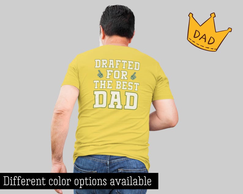 Back Yellow Green Bay Football Dad Shirt
