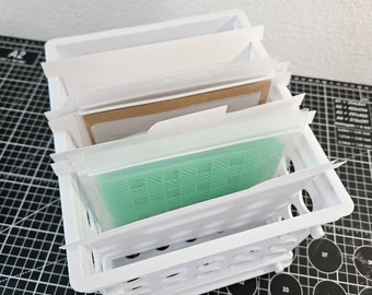 Cookie Stencil Storage - szablon uchwytu na teczki! Natychmiastowe pobranie. Pliki Svg i Pdf. Nie wysłano fizycznego przedmiotu