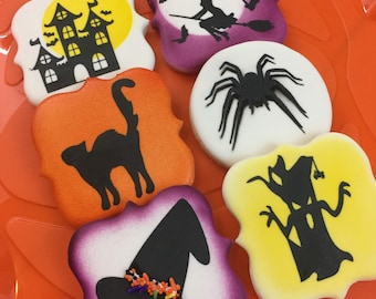 Halloween Silkscreen Cookie Stencils