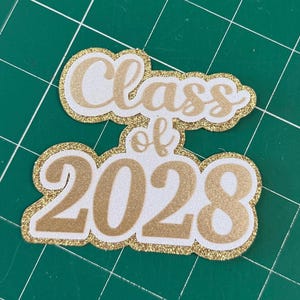Custom Cutouts, Personalized Design, Various Sizes, perfect for homecoming mums, graduation leis, or floral arrangements image 8