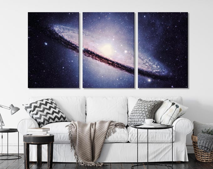 Sombrero Galaxy Canvas Print, Outer Space Wall Art, Astronomical Milky Way Art Print, Cosmic Universe Stars, Deep Space Nebula Photography