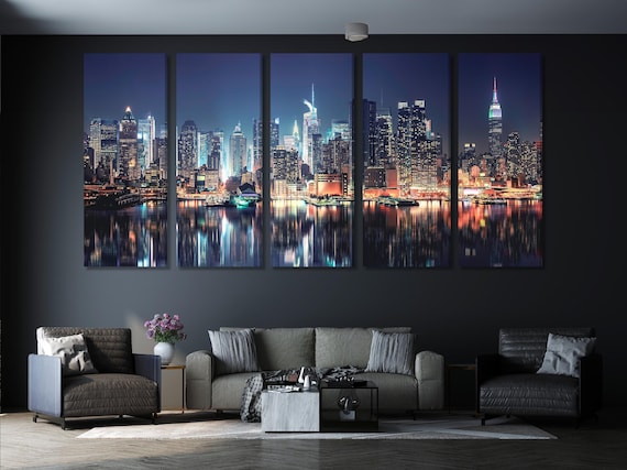 美術品・アンティーク・コレクション ニューヨーク 夜景 アート