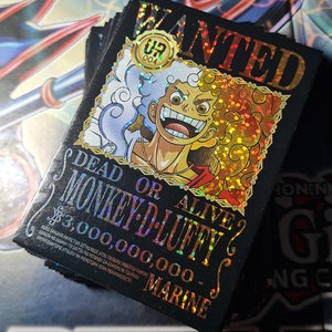 Ensemble complet de 18 cartes One Piece Wanted UR Authentique