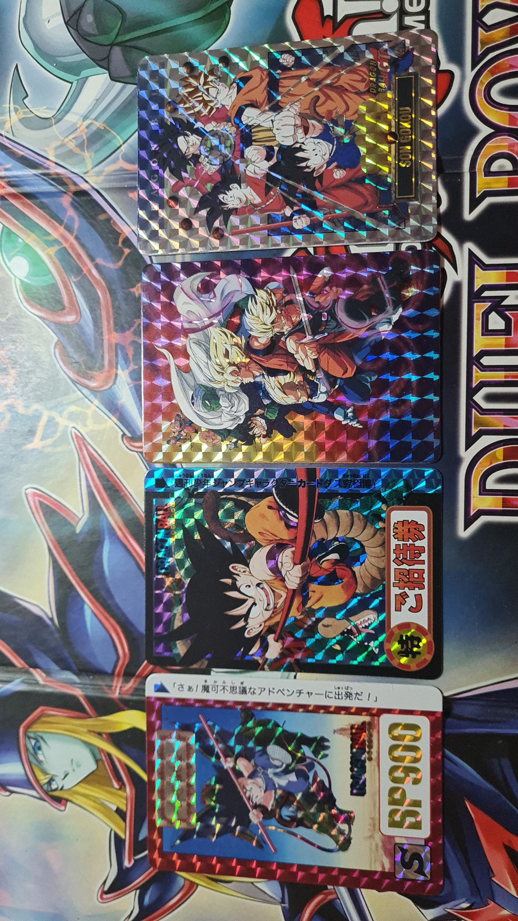 値下げ!!ドラゴンボールカードNO380〜384 プリズム5枚セット Dragon Ball Prism Cards - Etsy