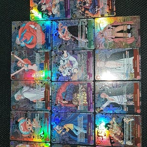 Ensemble de 17 Cartes Manga One Piece version Anglaise haute finition Orica,Proxy,1.1