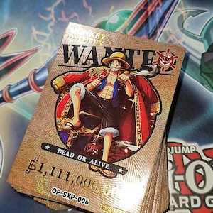 Ensemble de 27 cartes One Piece Wanted SXP Authentique