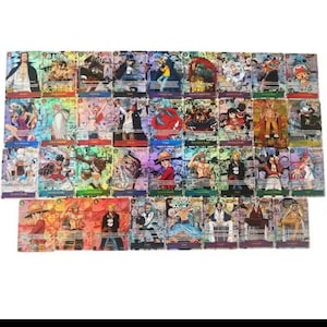 Juego de 35 cartas del manga One Piece, versión en inglés, Orica de alta calidad, 1.1, Proxy