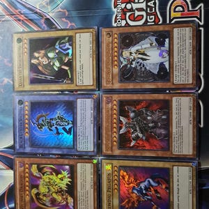 Set mit 6 Yu-Gi-Oh-WCS-Ersatzkarten, Orica, 1.1, hochwertiges Finish