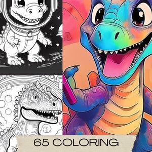 T-rex coloring pages for kids and adults, Jurassic tyrannosaurus rex book to relax at home and enjoy free time printable PDF coloring sheets