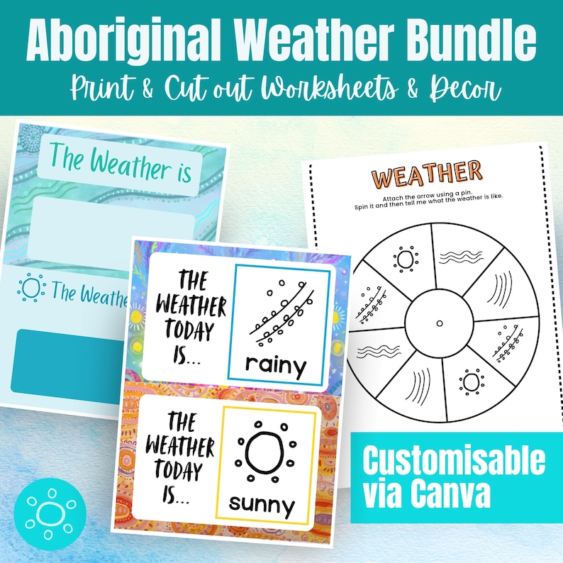 Aboriginal Weather BUNDLE - Classroom & NAIDOC Resources - Etsy