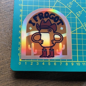 Sticker Je grenouille