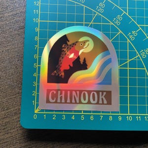 Sticker saumon quinnat
