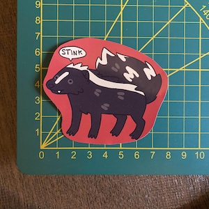 Stinky skunk sticker