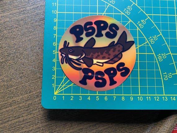 Psps catfish sticker