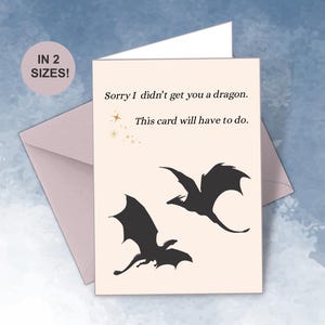 Fourth Wing Birthday Card: Iron Flame Romantasy Gift (PDF Download)