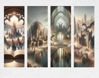 Digital Bookmark | Printable Bookmarks | Instant Download | PDF Bookmarks | Gift For Book Lover | Fantasy | Romantasy | Dragons | Romance