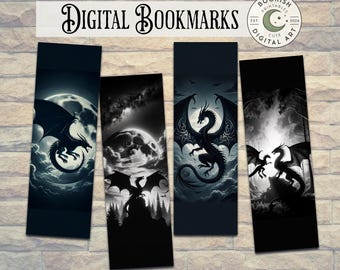 Digital Bookmark | Printable Bookmarks | Instant Download | PDF Bookmarks | Gift For Book Lover | Cute | Smut | Dragons | Booktok
