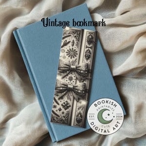 Digitale bladwijzer | Afdrukbare bladwijzers | Direct downloaden | PDF-bladwijzers | Cadeau voor boekenliefhebber | Boekaccessoires | Vintage | Fantasie