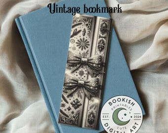 Marcapáginas digital / Marcapáginas imprimible / Descarga instantánea / Marcapáginas PDF / Regalo para amantes de los libros / Accesorios para libros / Vintage / Fantasía