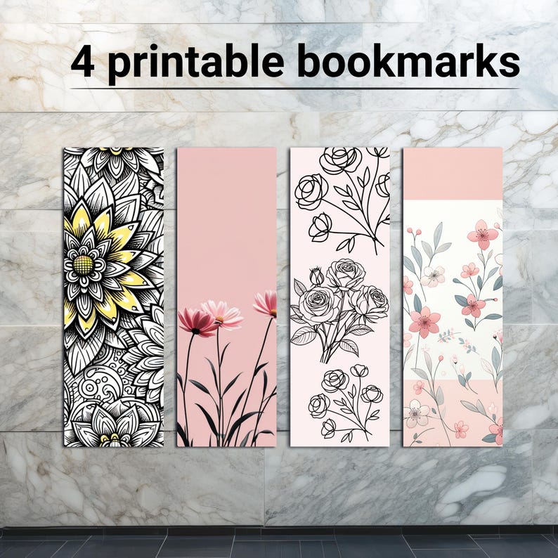 Digital Bookmark | Printable Bookmarks | Instant Download | PDF ...