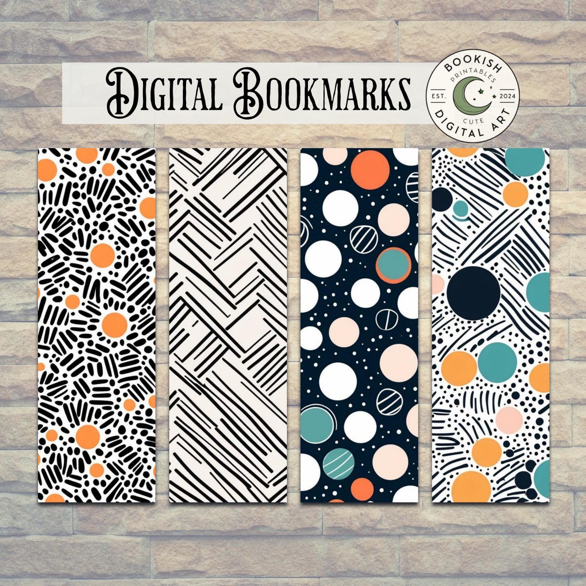 Digital Bookmark | Printable Bookmarks | Instant Download | PDF ...