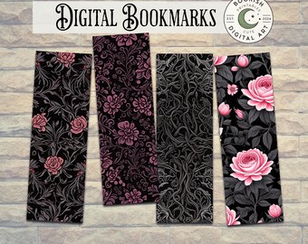 Digital Bookmark | Printable Bookmarks | Instant Download | PDF Bookmarks | Gift For Book Lover | Book Accessories | Dark Romance | Fantasy