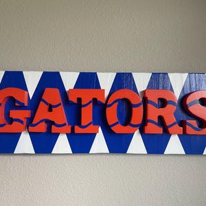 Custom School / Sports Team 3D Wooden Hanging Sign | Any School or Team | College Admission, Graduation, Sports Fan Gifts