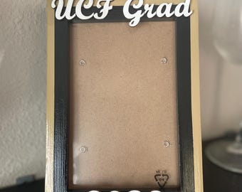 4x6 Hand Painted Wooden Picture Frame | UCF Grad 2026