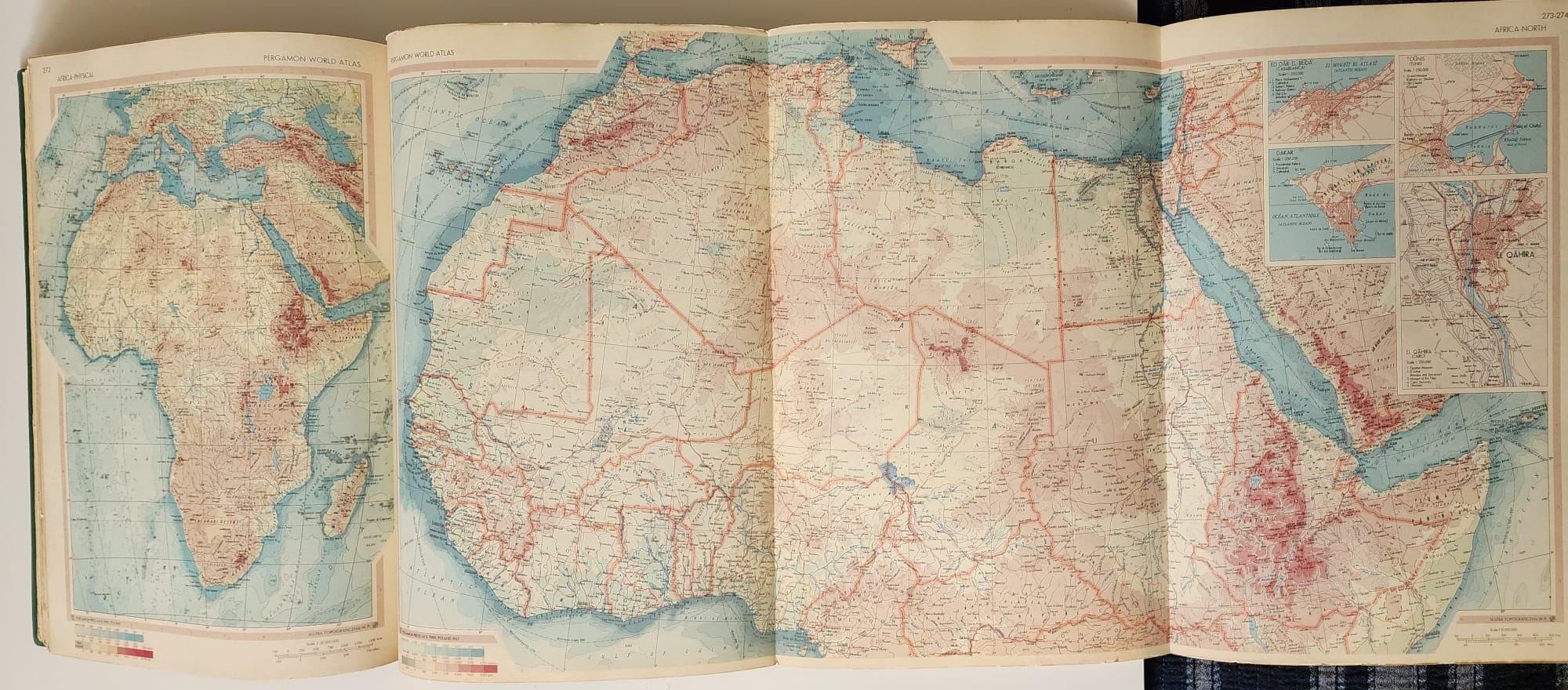 Rare 1968 Pergamon World Atlas – A Monumental Cartographic