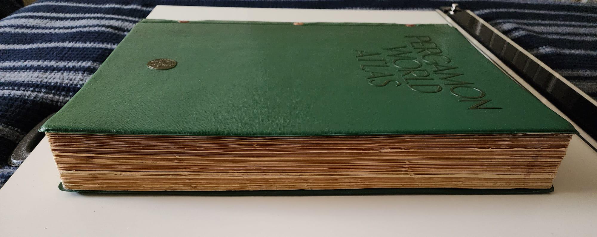 Rare 1968 Pergamon World Atlas – A Monumental Cartographic