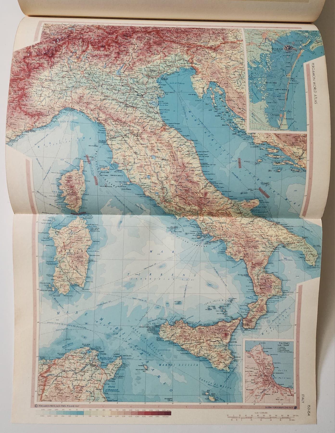 Rare 1968 Pergamon World Atlas – A Monumental Cartographic