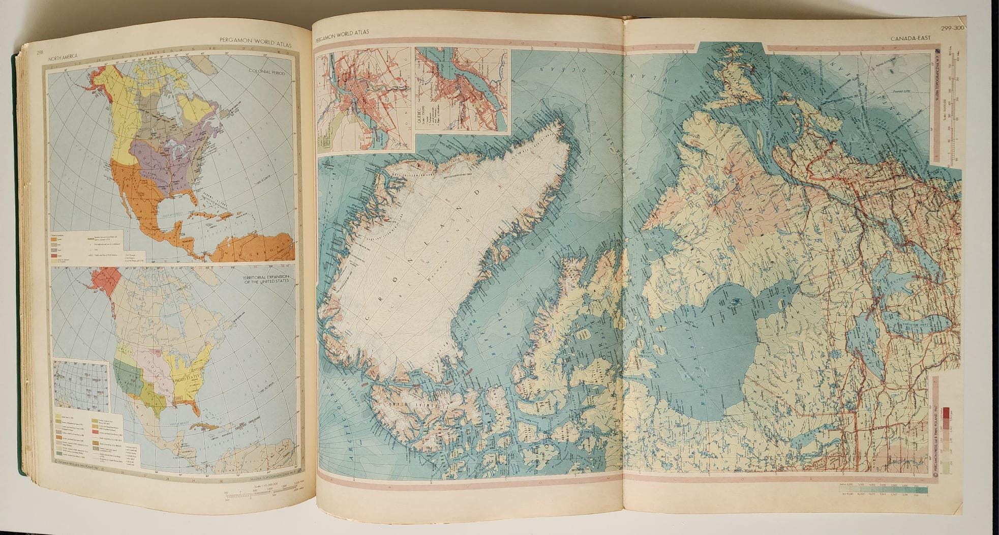 Rare 1968 Pergamon World Atlas – A Monumental Cartographic