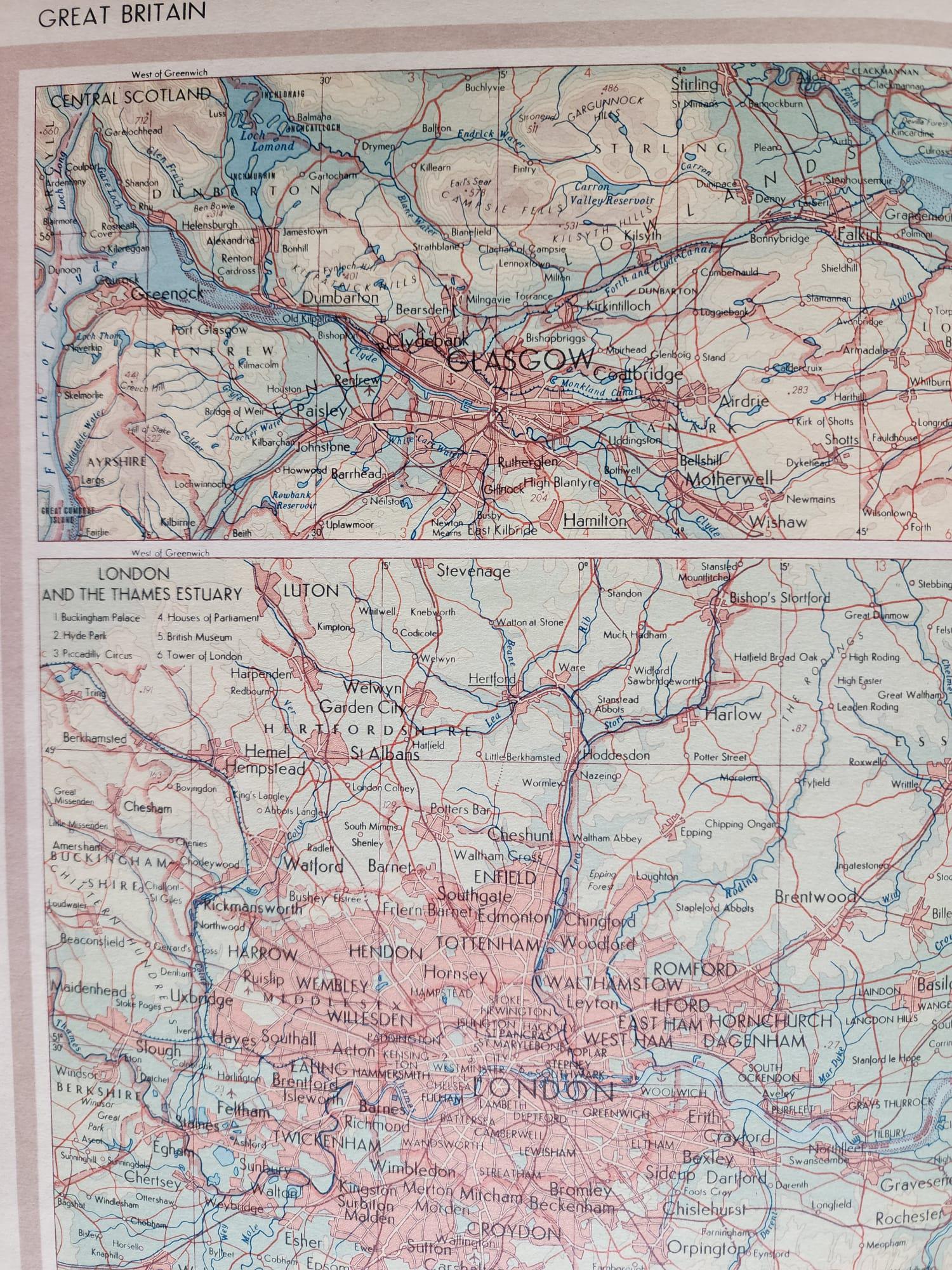 Rare 1968 Pergamon World Atlas – A Monumental Cartographic