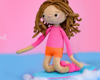 Crochet Doll Amigurumi Pattern: Sima Doll, 2 Outfits (PDF Pattern) (English)