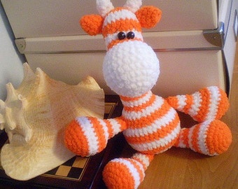 Oud Patroon - SALE prijs - Giraffe Gehaakt speelgoed - Amigurumi Patroon - gehaakte dieren