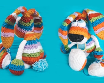 Old Pattern - SALE price - Amigurumi Pattern - BIG TOY  Easter bunny - crochet pattern
